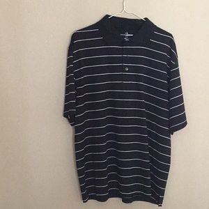 CLEARANCE 
Grand Slam Golf Shirt, Black and White, Large EUC